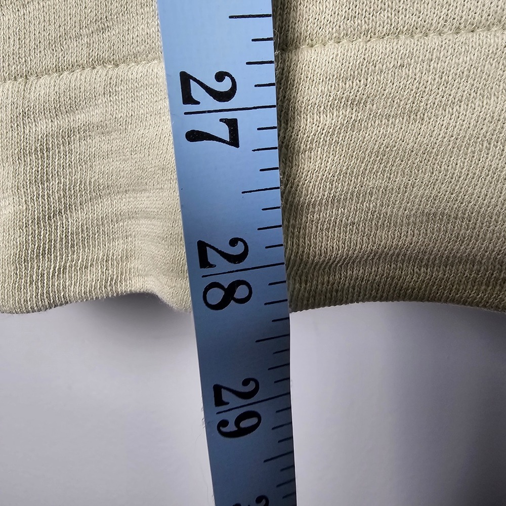 Pure Jill J.Jill Sage Green Organic Cotton Relaxed Fit Tunic Pockets Lagenlook L - Picture 4 of 11